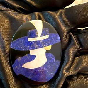 Vintage Black Onyx Cameo